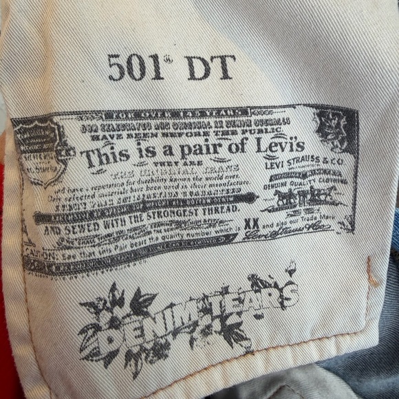 Denim Tears x Levi's Cotton Wreath Jean Light Wash Denim Size 30 - Picture 11 of 11